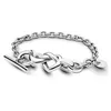 100% 925 sterling zilveren bedelarmbanden voor vrouwen diy sieraden fit pandora kralen dame geschenk met originele doos t harten vorm armband