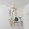 Lampe couvre-lampe style nordique style tricoté à la main salon salle de séjour décor moderne gland de mariage suspendu plafonnier pendentif