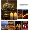 Candles LED Flameless , 3PCS/ 6PCS Lights Battery Operated Plastic Pillar Flickering Candle Light For Party Decor