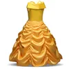 Kläder sätter barn039s Princess Dress Bell Pleated Cosplay Dance Performance Dress7957950