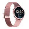 Q8L OLED Bluetooth Smart Horloge Roestvrij Staal Waterdicht Draagbaar Apparaat Smartwatch Horloge Mannen Vrouwen Fitness Tracker6271108