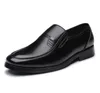 Hommes Oxford imprime Style classique chaussures habillées en cuir vert jaune café à lacets mode formelle affaires