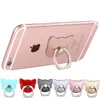 Cat Head Shape Metal Ring Phone Taiteners con Stand New Style Style Holder Supporti Moda per iPhone Samsung Huawei Universale Tutti smartphone
