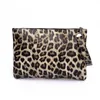 Bag Parts & Accessories Animal Print Wristlet Cheetah Envelop Ladies Evening Wallet Zipper Handbag Women Leopard Pu Clutch Purse
