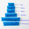 Plastic Blue Chocolates Molds Handwriting Letters Moulds Cake Letter Printing Mould Kitchen Supplies Fashion 1 8fs P2