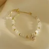 Bracelets de charme Bracelet Opale A réglable Simple Net Net Red Niche Design Send Rhinstone Jewelry1821637