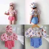 Summer Girls Split Swimsuit Cute Cartoon Printed Baby Swimwear Maluch Kostium kąpielowy Dwa kawałek 210702