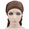 Hair Accessories Street Hip-hop durag bandanna czapka raper turban hap jedwabisty opaska na głowę elastyczna dhinestone du-rag Long Tailwear W266K