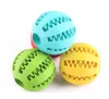 7cm 5cm Pet Dog Toys Ball Funny Interactive Elasticity Chew Toy forTooth Clean Of Food Extra-tough Rubber