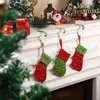 Ganci per binari 1 pz Supporti per calze di Natale per clip per mantello Camino Appendiabiti Pergamene Decorazione per feste Gancio S5v3