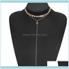 Hanger hangers sieradenkettingen kettingen gouden kleur sier vergulde pailletten chokers kristal charme lange tassel dubbele lagen voor vrouwen sieraden