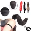 Vibrador anal remoto inalámbrico Juguete sexual Vibrador Fox Tail Butt Plug Dilatador del ano para parejas Juegos para adultos Accesorios de cosplay Y03206729676