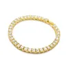 Noter Luxury Cubic Zirconia Bracciale Tennis Charms Oro Argento Colore Hip Hop Braclet per Uomo Donna Gioielli Rock Pulsera2978087