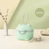 New Baby Portable Cute Pig Food Storage Box Essential Cereal Infant Milk Powder Box Toddle Snacks Container 20220221 H1