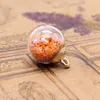 10st 15.5mm runda glasboll transparent färgade pentagram sequins julprydnader DIY örhängen smycken hänge tillbehör 211025
