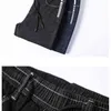 Svart Skinny Jeans Men Slim Fit Elastisk Midja Denim För Korea Style Pencil Byxor Vår Sommar 210716