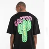 camisa con estampado de cactus