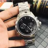 Brand Watch Men Multifunction style stainless steel Calendar quartz wrist Watches Small dials can work BS25