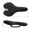 Bike Saddles Saddle Silicone Cushion PU Leather Surface Silica Filled Gel Comfortable Cycling Seat Shockproof MTB Bicycle Accessor2266087