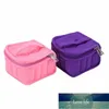 Borsa portaoggetti per organizer da viaggio in velluto all'ingrosso con doppia cerniera per 16 bottiglie di oli essenziali, smalto per unghie, profumo Make Up Organizer1 Borse Esperto di prezzi di fabbrica