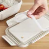 Микроволновая коробка для детской школы Eco-Friendly BPA Бесплатная пшеница солома Bento кухонная пластиковая пищевая контейнер для завтрака 210423