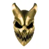 Slakt att förebygga Cosplay Mask Alex Terrible Masks Prop Halloween Party Cosplay Barn av mörker Mask Y0804