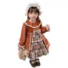 Kids Spanish Royal Dresses for Baby Girls Spain Vintage Lolita Ball Gown Children Boutique Clothes infant Birthday Vestidos 210615