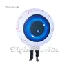 Cirque Parade Performance Marche Gonflable Costume De Globe Oculaire 1.5m Eye Ball Réplique Robe Wearable Blow Up Eyeball Costume Pour Halloween Décoration