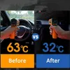 125 سم 145 سم قابلة للطي للسيارة الزجاج الأمامي الشمس الظل مظلة السيارة UV الغلاف Sunshade عزل الحرارة النافذة الأمامية الحماية الداخلية