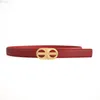 Women's high quality Accessories leisure fashion flat buckle belt 12 options width 2.4cm optional gift box