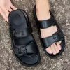 Kvinnors gränsöverskridande mens högtillgängliga sandaler Men 2021 Fashion Summer Soft Sole Casual Beach Trend Sandas and Tisters Code: 35QX-K701 58426