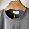 여름 코튼 크루 넥 남자 티셔츠 레저 야외 폴로 셔츠 수 놓은 편지 배지 연인 짧은 소매