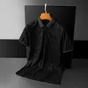 US/EU Tolle Designer-Herrenhemden Business Kurzarm Atmungsaktive weiche Sommerkleidung E0411 Polos