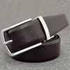 Belts 2021 High Quality Pin Buckle Solid Genuine Leather Belt Men Formal Designer Full Grain Cintos Masculinos