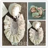 0-1 Monate Neugeborene Kleidung Sets Fotografie Requisiten Baby Hut Stirnband Spitze Strampler Bodysuit Outfit Baby Kleid Kostüm 1407 Y2