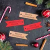 Andere tuinbenodigdheden 200 stks kersttags Kraftpapier geschenk hang labels met katoenen string en touw voor xmas decoratie