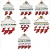 الراتنج الجوارب الجوارب شخصية شجرة عيد الميلاد زخرفة ديكورات الإبداعية