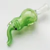 New Arrival Elephant Craft Art Glass Hand Spoon Pipe Smoking Rig Tobacco Burner 4inch Length 14mm Joint