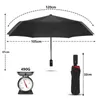 Stark vindtät dubbel automatisk 3 vikande paraply kvinnlig manlig 10k bil lyxig stor parasoll regn kvinnor män affärsman paraplyer 210925