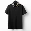 2022 Luxurys Designers Mężczyźni Dress T Shirt Mężczyzna Polo Moda Haft List Wzór Drukuj Oddychające Męskie Dorywczo Topy Kobiety Krótki Rękaw Trójniki Wysokiej Jakości M-3XL # 26101 \ t