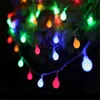 20m 30m 50m Guirlande LED Ball String Lumière Noël Ampoule Fairy Strings Lumières décoratives pour la décoration de fête de mariage à la maison