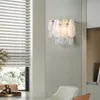 Современный легкий роскошный аппаратный облачный стеклянный стена лампа
