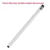 Colors Round Dual Tips Capacitive Stylus Touch Screen Drawing Pen For iPad Smart Phone Tablet PC Computer