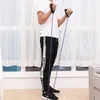 1 pc elástico tubos de fitness exercício cordas yoga corda borracha exercício resistência faixas de exercício bandas com porta âncora H1026