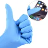 2021 Ready To Ship! Pack Of 100Pcs Premium Nitrile Blue Rubber Cleaning Gloves Powder Free Non Vinyl Latex