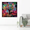 Peintures abstraite arbre de vie bricolage peinture par numéros paysage photo pour la maison toile décorative cadeau personnalisé 7418805