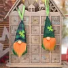 Party Supplies Patrick's Day Hanging Gnome Ornaments Irish Handmade Leprechaun Tomet Lucky Clover Decorations ZC744