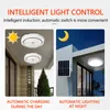 Lampes solaires Haute luminosité LED Plafonnier Plafonnier Muraux d'intérieur Lumières de contrôle à distance Chambre balcon