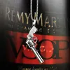 Retro Revolver Pendant Halsband Mäns Mode Personlighet Hip Hop Trendy Smycken Halsband