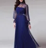 2021 여름 새로운 여성 섹시한 V 넥 드레스 멜빵 이브닝 드레스 긴 스커트 Y1006